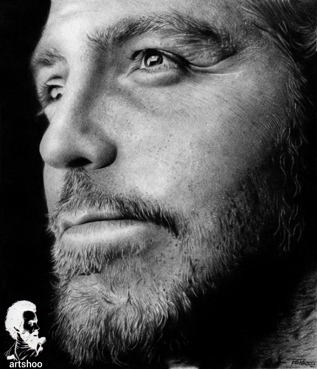 آموزش نقاشی سیاه قلم